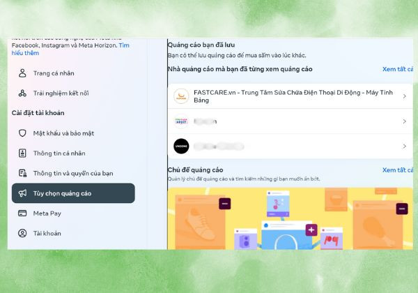 Cách chặn quảng cáo trên Facebook bằng máy tính bước 4 Cách chặn quảng cáo trên Facebook bằng máy tính bước 4