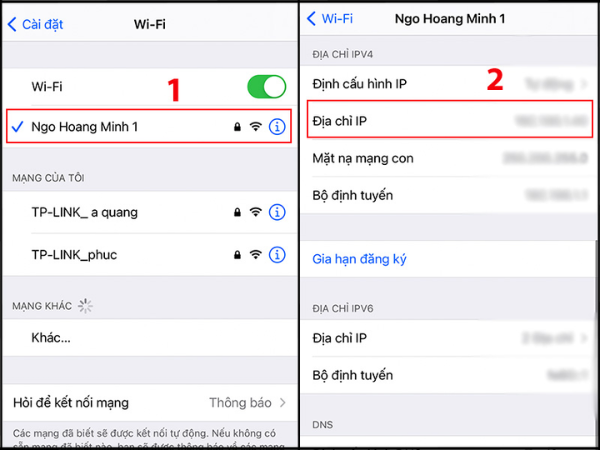 Cách check my IP trên điện thoại iPhone