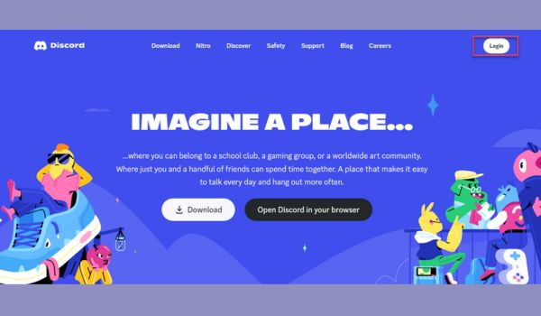Cách đăng nhập Discord trên web bước 2 Cách đăng nhập Discord trên web bước 2