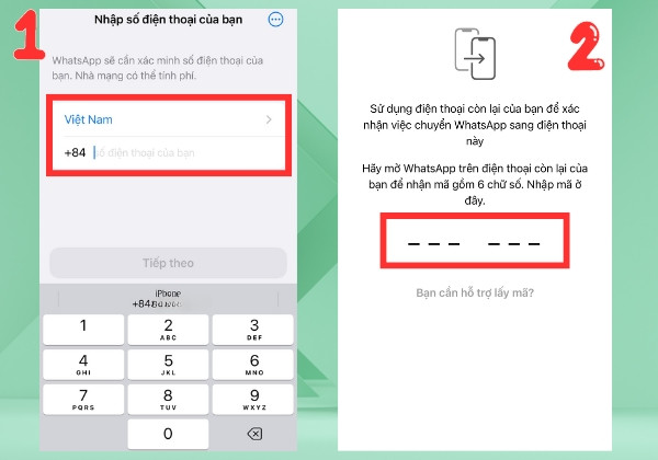 Cách đăng nhập ứng dụng WhatsApp trên điện thoại bước 1-2 Cách đăng nhập ứng dụng WhatsApp trên điện thoại bước 1-2
