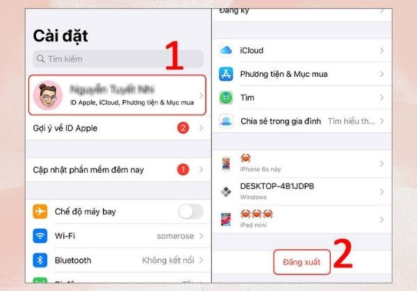 Cách đăng xuất khỏi iCloud khi bạn quên mật khẩu bước 1 Cách đăng xuất khỏi iCloud khi bạn quên mật khẩu bước 1