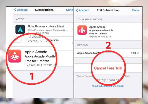 Cách hủy Apple Arcade đối với iPhone và iPad bước 3 Cách hủy Apple Arcade đối với iPhone và iPad bước 3
