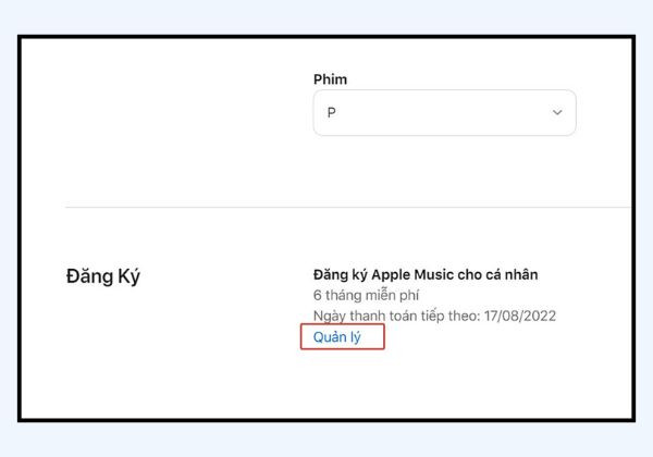 cách hủy Apple Music trên Website bước 2 cách hủy Apple Music trên Website bước 2