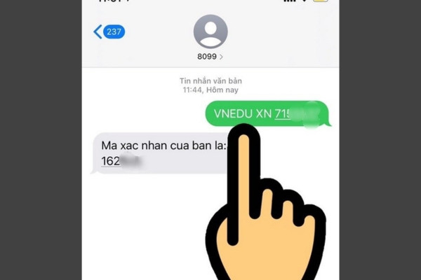Cách lấy lại mật khẩu cho VnEdu đơn giản sử dụng ứng dụng bước 2