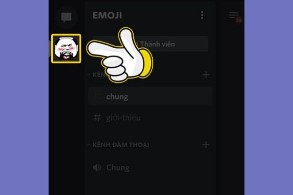 Cách tải emoji lên điện thoại bước 1
