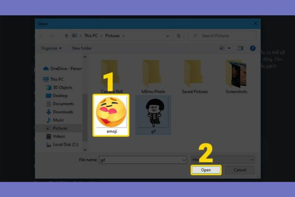 Cách tải emoji lên laptop, PC bước 4.2