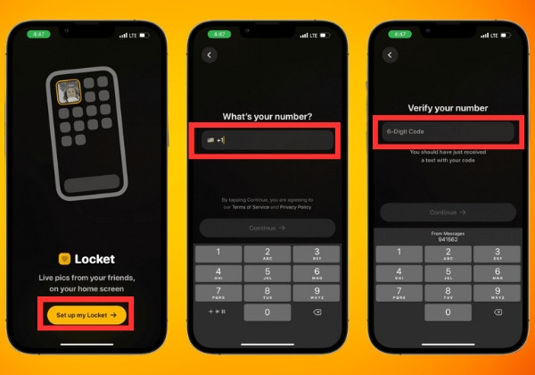 Cách để tải Locket Widget về điện thoại bước 4, bước 5