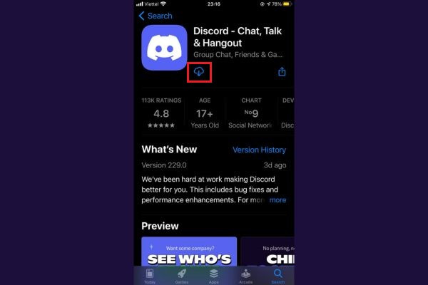 Cách tạo tài khoản Discord trên điện thoại bước 2