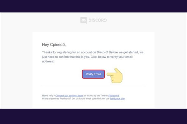Cách tạo tài khoản Discord trên máy tính bước 5