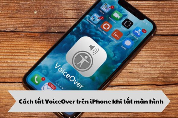 Cách tắt Voicover trên iPhone khi tắt màn hình Cách tắt Voicover trên iPhone khi tắt màn hình