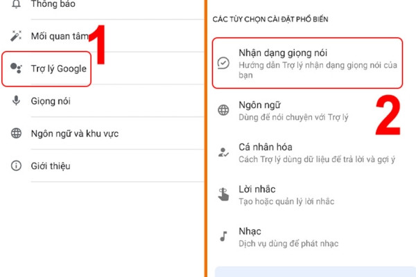 Tìm kiếm giọng nói trên Android bước 2