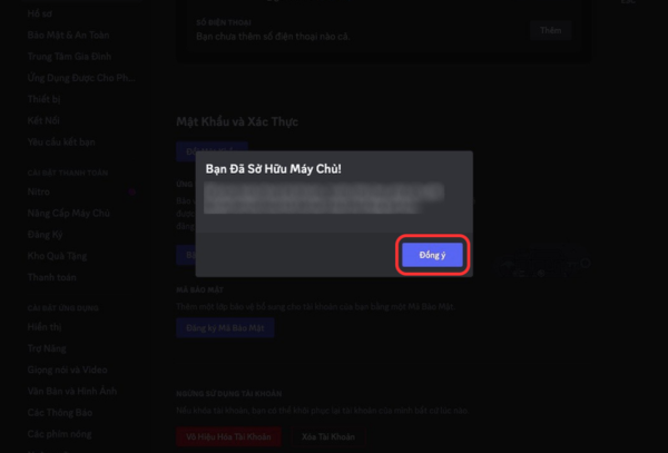Cách xóa tài khoản Discord trên máy tính bước 3