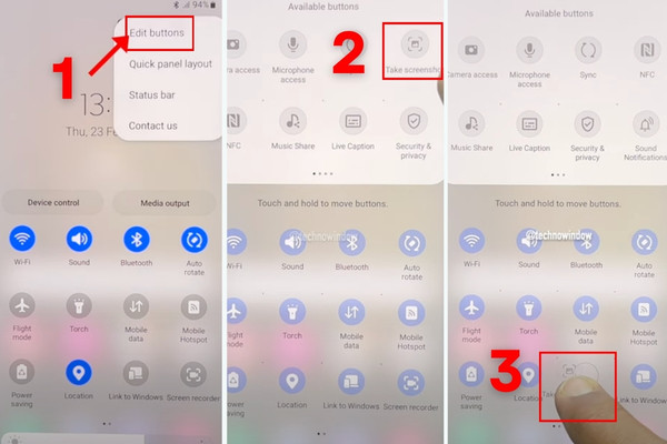 Cài đặt phím tắt chụp màn hình Samsung tiện lợi B2
