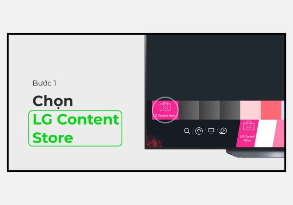 Cài đặt Vieon trên TV LG bước 1