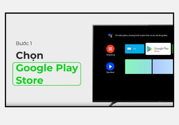 cài đặt Vieton trên TV Sony bước 1