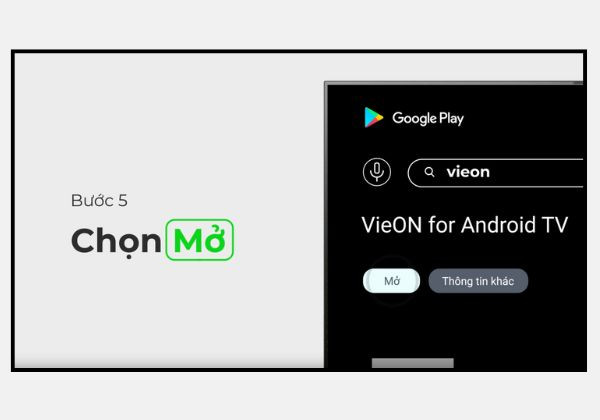 cài đặt Vieton trên TV Sony bước 5