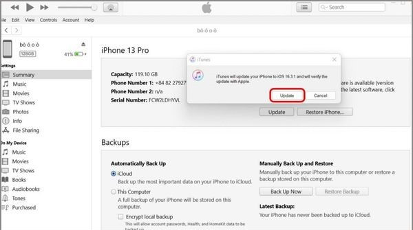 Cập nhật iOS mới