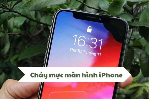 Chảy mực màn hình iPhone Chảy mực màn hình iPhone