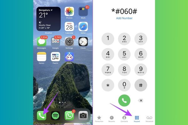 Check IMEI iCloud bằng cú pháp *#06# Check IMEI iCloud bằng cú pháp *#06#