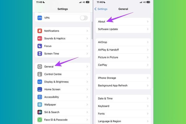 Check IMEI iPhone thông qua Cài đặt bước 1 Check IMEI iPhone thông qua Cài đặt bước 1