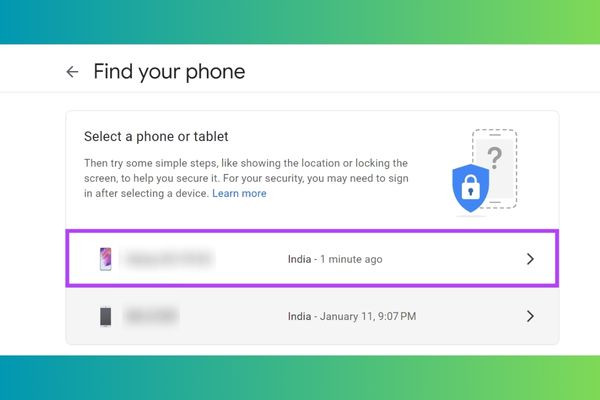 Check Mã IMEI bằng Google Find My bước 3 Check Mã IMEI bằng Google Find My bước 3