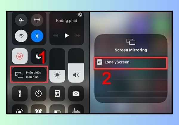 chia sẻ màn hnfh iPhone lên máy tính qua Lonely Screen chia sẻ màn hnfh iPhone lên máy tính qua Lonely Screen