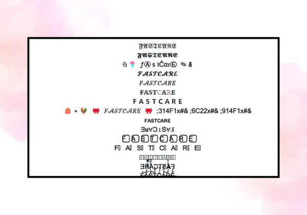 Chọn Font chữ phù hợp và copy