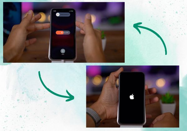 Đối với iPhone không có nút home và không có Face ID&nbsp;