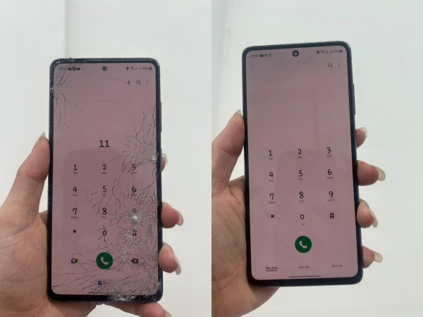 ép kính Samsung