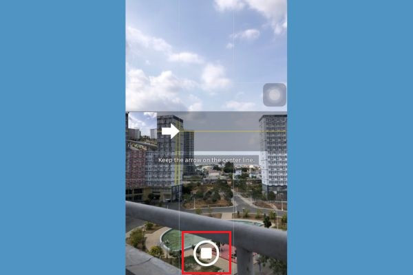 Hướng dẫn chụp ảnh Pano trên iPhone bước 4 Hướng dẫn chụp ảnh Pano trên iPhone bước 4