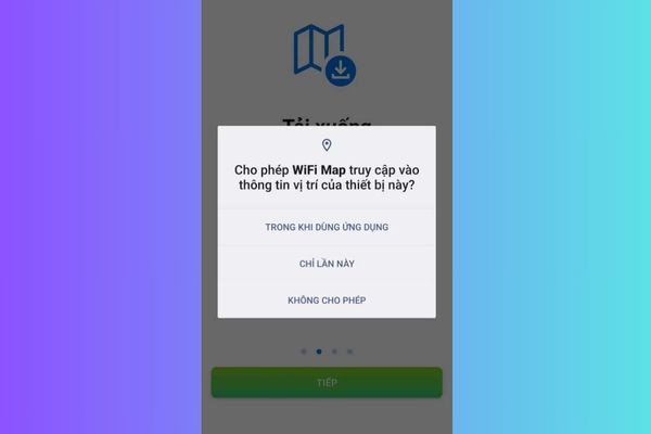 Hướng dẫn dùng app WiFi Map bước 2