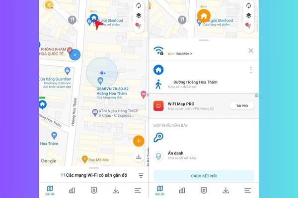 Hướng dẫn dùng app WiFi Map bước 4