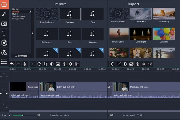 Hướng dẫn edit video trên Movavi&nbsp;B3