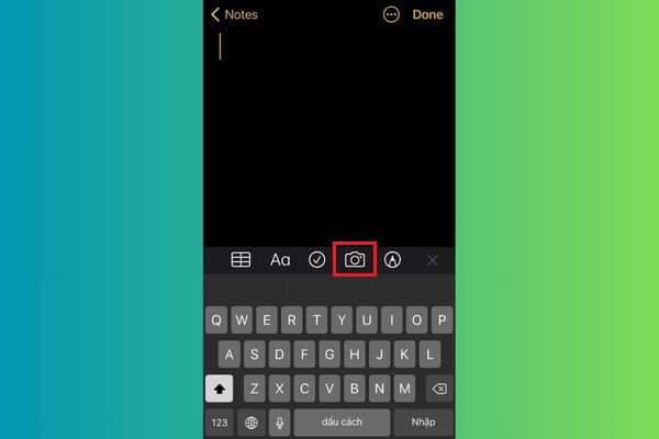 Hướng dẫn scan ảnh thành PDF trên iPhone bước 2