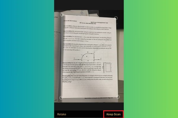 Hướng dẫn scan ảnh thành PDF trên iPhone bước 5