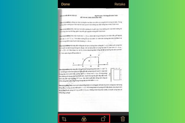 Hướng dẫn scan ảnh thành PDF trên iPhone bước 6