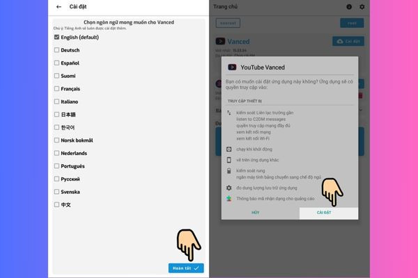 Hướng dẫn tải Youtube Vanced APK bước 4 Hướng dẫn tải Youtube Vanced APK bước 4