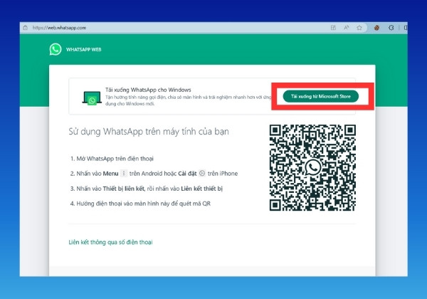 Kết nối với WhatsApp Desktop để thêm bạn bè trên WhatsApp bước 1