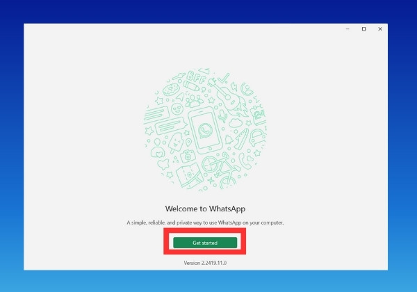 Kết nối với WhatsApp Desktop để thêm bạn bè trên WhatsApp bước 2