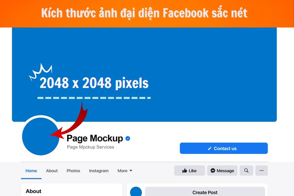 kích thước ảnh đăng Facebook không bị vỡ năm 2024 ảnh đại diện