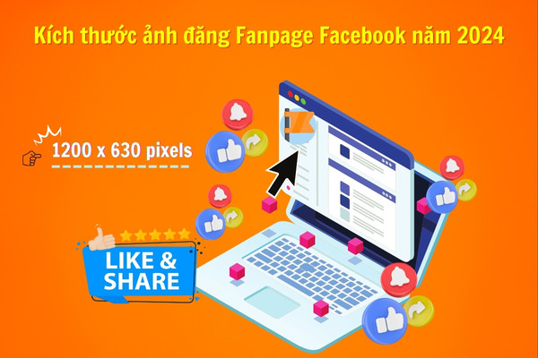 Kích thước ảnh đăng Fanpage Facebook năm 2024