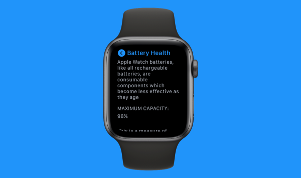Kiểm tra độ chai pin của Apple Watch SE 2020 Kiểm tra độ chai pin của Apple Watch SE 2020