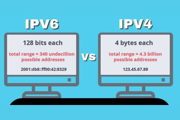 Làm sao để nhận biết IPv4 và IPv6?