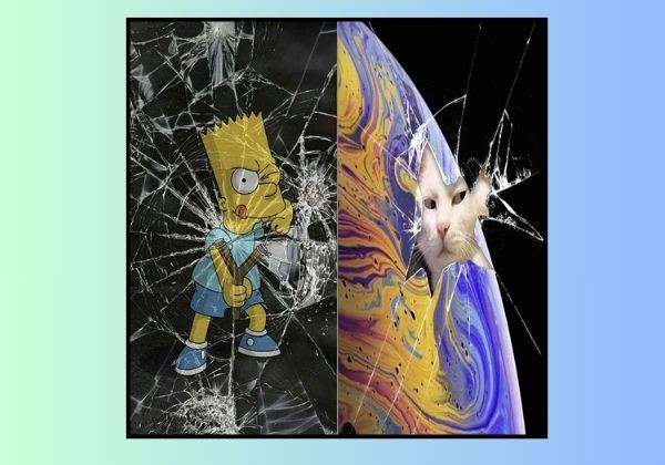 Hướng dẫn cách tải trọn bộ hình nền sọc màn hình iPhone troll  bạn bè