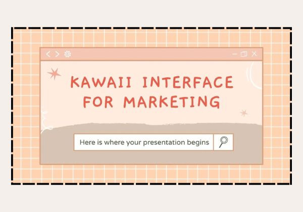 Kawaii Interface for Marketing: