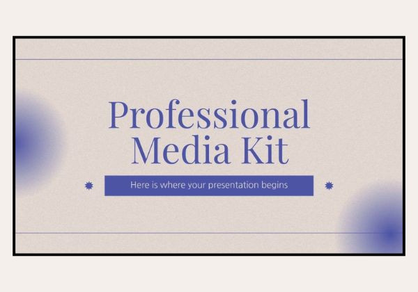 Professional Media Kit