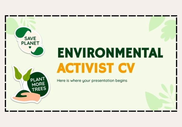 Environmental Activist CV: