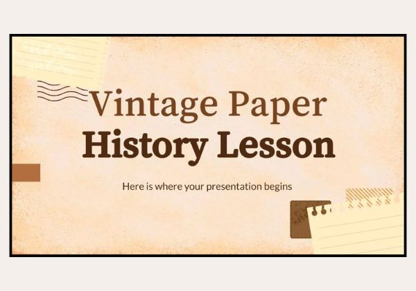 Vintage Paper History Lesson