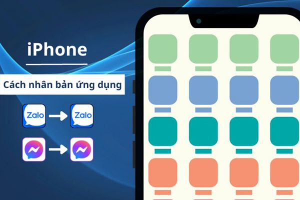 iPhone có nhân bản ứng dụng được không?