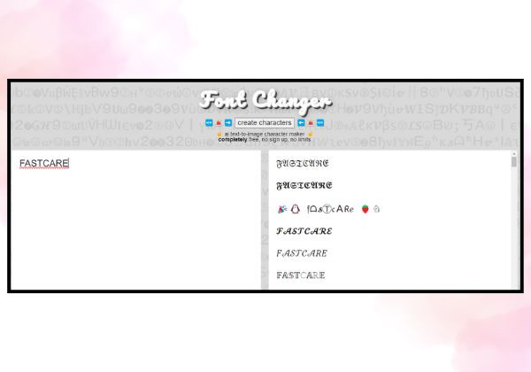 Nhập chữ vào ô Normal Text